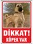 Uyarı ve Yönlendirme Levhaları " Dikkat Köpek VAR"25X35 cm Metal 1