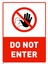 Do Not Enter 1