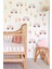 Soft Pembe Renklerde Çocuk Bebek Odası Sticker Seti - Pembe Rüya Sticker Seti 1