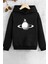 Çocuk Astronaut Rides Baskılı Sweatshirt 1