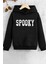 Çocuk Spooky Baskılı Sweatshirt 1