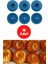 Kitchen Design Lab mavi 18'Li Silikon Mini Kek Kalıbı - Muffin Kalıbı 18 Adet Göbekli Kek Kalıbı Göbekli Mini Kek Kalıbı 18lı Mavi 1