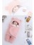 Nesli Yeni Doğan 0-6 Ay Bebek Dış Kundak Uyku Tulumu Wellsoft Peluş Kapüşonlu Sarma Battaniye 3