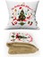 Yılbaşı Hediyesi Battaniyeli Yastık-Kırlent Happy New Year Opsiyonel Tv Battaniyeli Yastık 36X36CM 1