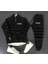 Unisex Nasa Baskılı Yarım Fermuarlı Sweatshirt-Eşofman Altı Alt Üst Takım 1