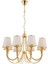 Avonnı AV-60321-6S Sarı Kaplama Klasik Avize E14 Metal Kumaş 67CM 1