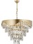 Avonnı AV-60192-BSA60 Sarı Boyalı Klasik Avize E27 Metal Kristal 60CM 1