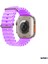 42-49MM Yeni Nesil Apple Uyumlu Akıllı Saat Kordonu Silikon Mor 4