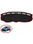 2000-2008 Modellerine Uygun Fiat Doblo Airbagli Torpido Koruma Halısı Siyah Kenar Renk Kırmızı 1