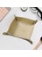 Modern Vanity Depolama Tepsisi Kılıf Dresser Mücevher Para Organizatör Ofis Dekoru Khaki L 4