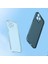 Polham 0.3mm Apple iPhone 14 6.1inch Kamera Korumalı Silikon Kılıf, Şeffaf Buzlu Magsafe Uyumlu Kılıf 3
