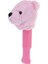 Pembe Bear Golf Head Covers 460CC Sürücü Ahşap Kulüpleri Head Covers Peluş Bez (Yurt Dışından) 1