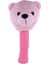 Pembe Bear Golf Head Covers 460CC Sürücü Ahşap Kulüpleri Head Covers Peluş Bez (Yurt Dışından) 2