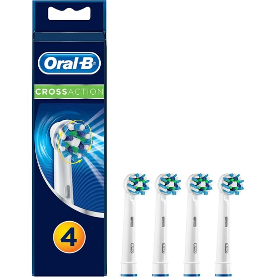Oral-B Oral-B diş Fırçası Yedek Başlığı Cross Action 4 Adet