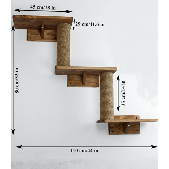 Woody Design Kediler Için Üçlü Yatak Kedi Rafları Ahşap Fiyatı Woody Design Kediler Için Üçlü Yatak Kedi Rafları Ahşap Fiyatı