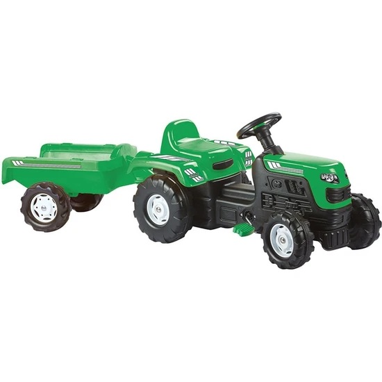 Dolu 8246 Römorklu Pedallı Traktör Yeşil