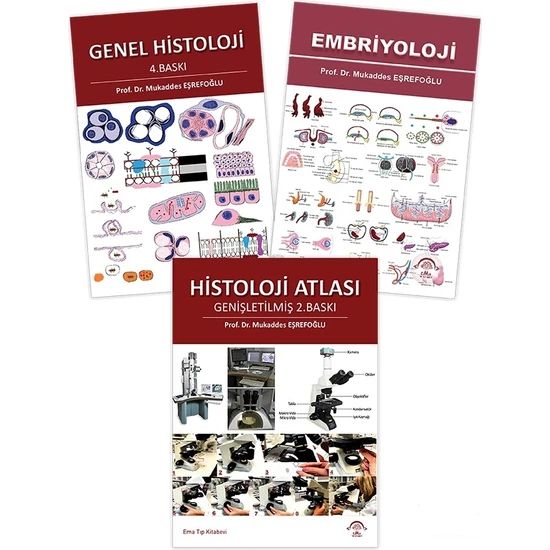 Ema Histoloji ve Embriyoloji Ders Kitapları 1.sınıf