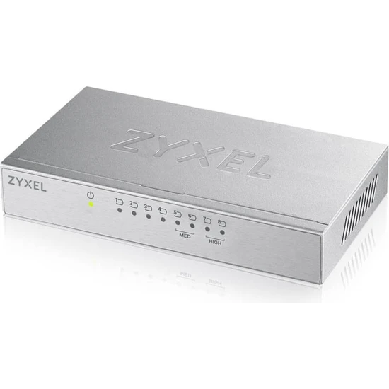 Zyxel GS-108B V3, 8 Port, Gigabit, Yönetilemez, Metal Masaüstü Switch
