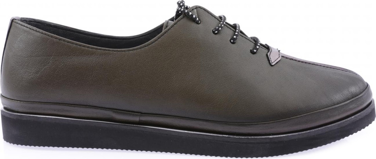DGN 095 Kadin Kalin Taban Bağcikli Comfort Ayakkabi görsel 6