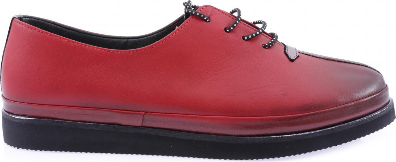 DGN 095 Kadin Kalin Taban Bağcikli Comfort Ayakkabi