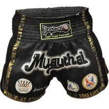 Dragon Do Dragon MT2019 Onaylı Muay Thai Müsabaka Şort ve Profesyonel Dişlik Set