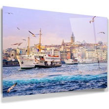 Emya Home Istanbul Manzarası Cam Tablo