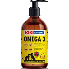 Kiki Excellent Kedi & Köpek Omega 3 250 Ml. KCD201