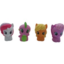 PopŞeker PopŞeker My Little Pony Playskool Friends 4'lü Karakter Set Pony Oyuncakları Her Biri 6.5cm.