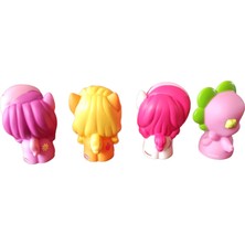 PopŞeker PopŞeker My Little Pony Playskool Friends 4'lü Karakter Set Pony Oyuncakları Her Biri 6.5cm.