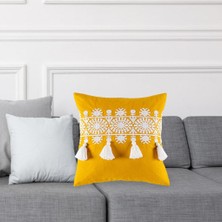 Dekor Yastık Oturma Odası Için Bohem Nakış Dekor C 45X45CM