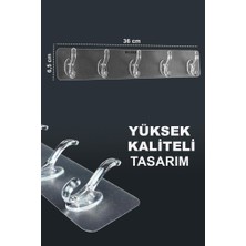 Müjgan Su Geçirmez Yapışkanlı Şeffaf Askılık