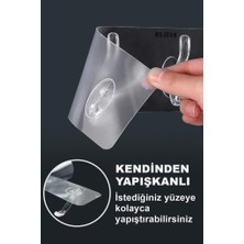 Müjgan Su Geçirmez Yapışkanlı Şeffaf Askılık