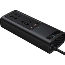 Baseus Araç Içi Çakmak Çevirici Elektrik Dönüştürücü Power Inverter 150W Ac 220V Priz Dönüştürücü