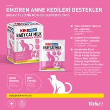 Kıkı Excellent Kedi Süt Tozu Saşe (Whey Protein + Inulin) 5 Gr. 10 Adet (Kutu) KC112B10