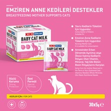 Kıkı Excellent Kedi Süt Tozu Saşe (Whey Protein + Inulin) 5 Gr. 30 Adet (Kutu) KC112B30