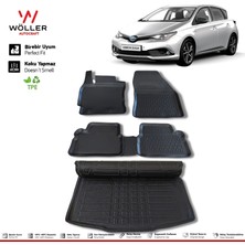 Wöller Toyota Auris Paspas Bagaj Havuzu Set 2013 2018 Arası 3D Wöller Ultraflex Set