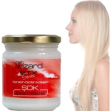 HAIR WIZARD Acil Saç Bakımı Maskesi,  Botox Şok Terapi, İşlem Görmüş, Aşırı Yıpranmış Saçlara Anında Çözüm