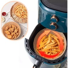 Exin Shop 10 Adet Xxl 20 cm Airfryer Fritöz Pişirme Kağıdı