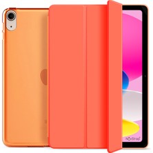 NovStrap Apple İpad 10. Nesil 10.9 2022 Kılıf Smart Cover Uyku Modlu Kapak Standlı A2696 A2557 A2777