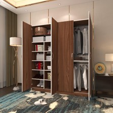Kenzlife gardırop 4 kapılı kaktüs 180*160*52 cvz XLARGE kapaklı gardolap dolap