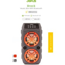 Jopus Brock Bluetooth Hoparlör Silver Radyolu