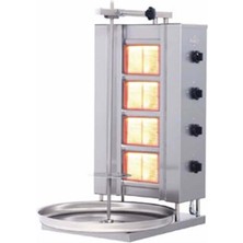 Atalay Adg-4s Döner Ocağı-Gazlı 4 Gözlü-Sabit