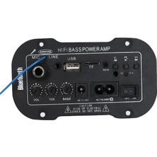 Nanlly Hi-Fi Bass Güç lifikatörü 220V  Tf/usb Oyuncu Motosiklet Tiyatrosu Için DIY.8X8CM (Yurt Dışından)