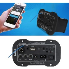 Nanlly Hi-Fi Bass Güç lifikatörü 220V  Tf/usb Oyuncu Motosiklet Tiyatrosu Için DIY.8X8CM (Yurt Dışından)