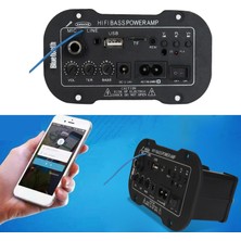 Nanlly Hi-Fi Bass Güç lifikatörü 220V  Tf/usb Oyuncu Motosiklet Tiyatrosu Için DIY.8X8CM (Yurt Dışından)