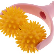 Hayox Y Şeklinde Dikenli Masaj Topu Masaj Tam Vücut Bacak Pembe+Sarı Pembe Sarı (Yurt Dışından)