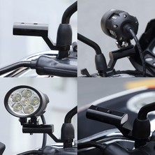 Rizoma Motosiklet Ayna Bağlantılı Dikiz Ayna Uzatma Aparatı Siyah