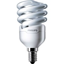 Philips EconomyTwister 12W Sarı Işık E14 İnce Duy