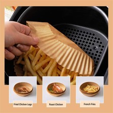 Mutlu Home Fritöz Pişirme Kağıdı - Air Fryer Liners Hava Fritözü Xiaomi Philips Yağsız Tefal Kumtel Mı