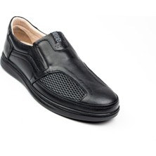 Voyager 6122 Siyah Deri Erkek Günlük Ayakkabı